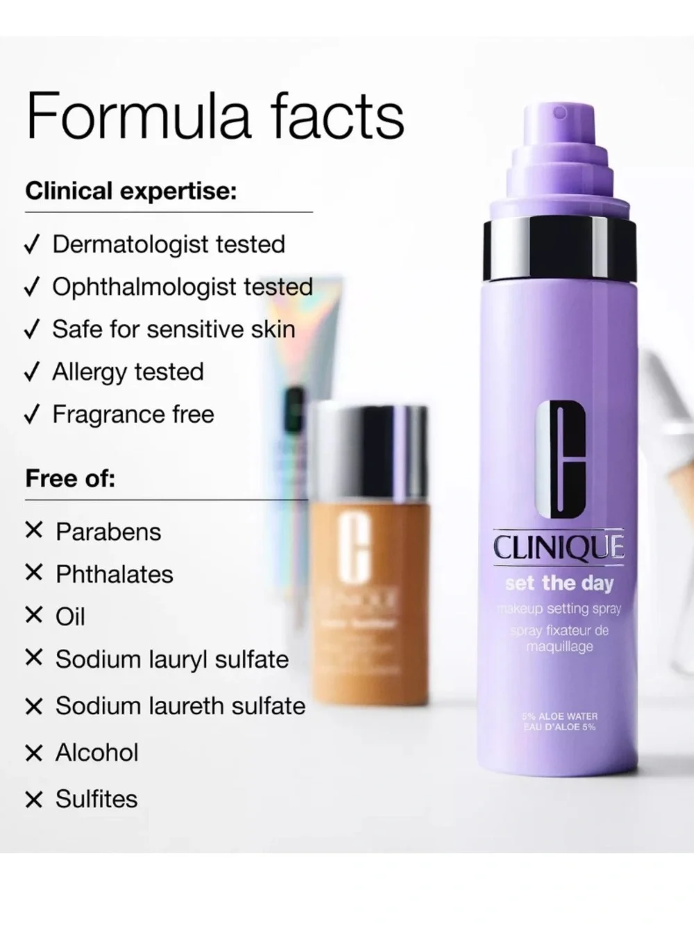 Clinique Set The Day Makeup Setting Spray 3.3oz BRAND NEW